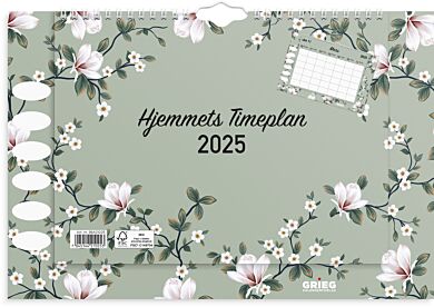 Kalender Grieg Hjemmets Timeplan 2025