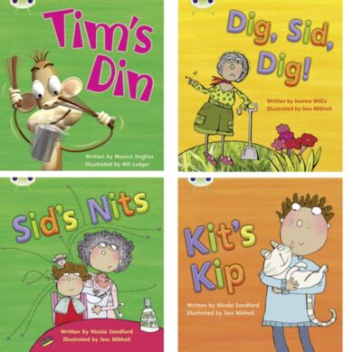 Learn to Read at Home with Bug Club Phonics: Pack 1 (Pack of 4 fiction books)