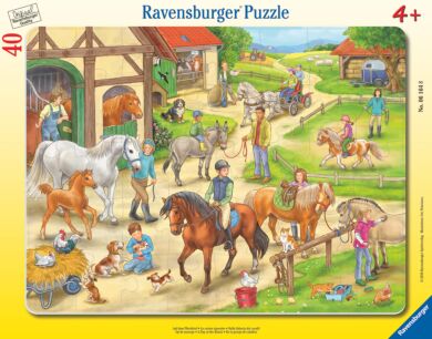 Puslespill 40 En dag på ranchen Ravensburger