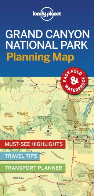 Lonely Planet Grand Canyon National Park Planning Map