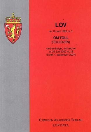 Lov om toll (tolloven) av 10. juni 1966 nr. 5