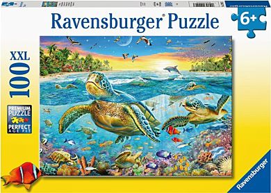 Puslespill 100 Skilpadder Ravensburger