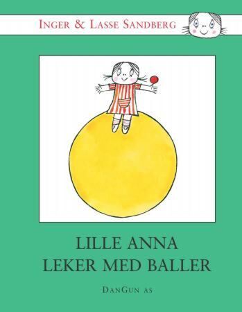 Lille Anna leker med baller