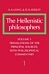 The Hellenistic Philosophers: Volume 1, Translations of the Principal Sources with Philosophical Com