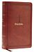 KJV, Personal Size Large Print Single-Column Reference Bible, Leathersoft, Brown, Red Letter, Comfor