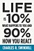 Life Is 10% What Happens to You and 90% How You React