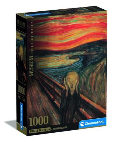 Puslespill 1000 Museum coll Munch The Scream