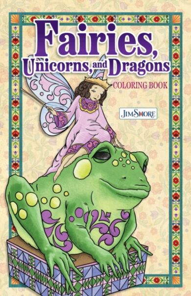 Jim Shore Fairies, Gnomes & Dragons Coloring Book