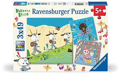 Puslespill 3X49 Bukkene Bruse Ravensburger