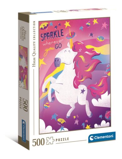 Puslespill 500 Unicorn Clementoni