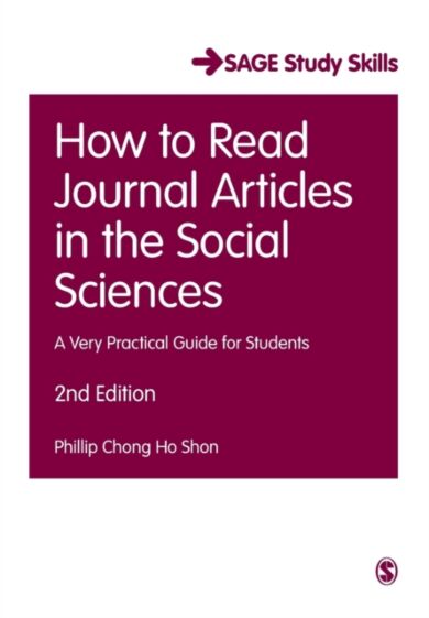 How to Read Journal Articles in the Social Sciences