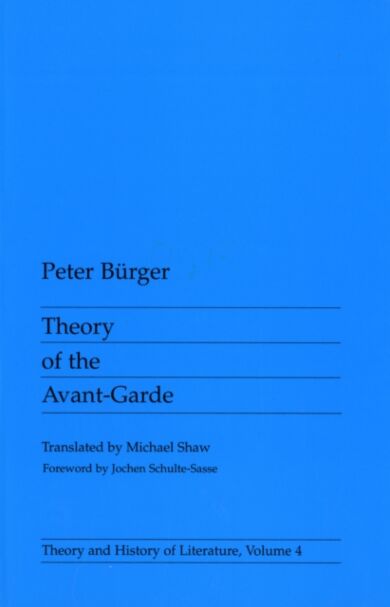 Theory Of The Avant-Garde