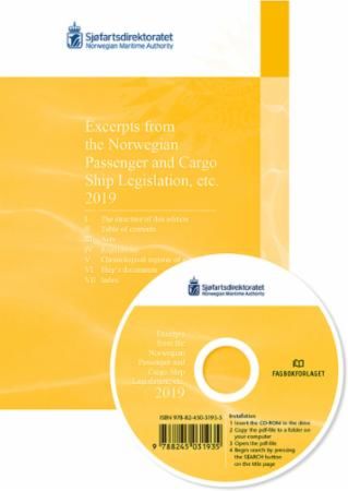 Excerpts from the Norwegian passenger and cargo ship legislation, etc. 2019