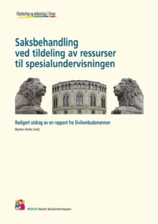 Saksbehandling ved tildeling av ressurser til spesialundervisningen 2008