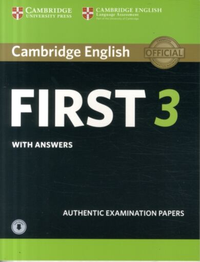 Cambridge English First 3 Student's Book with Answers with Audio