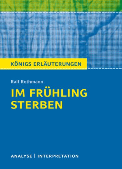 Im frühling sterben