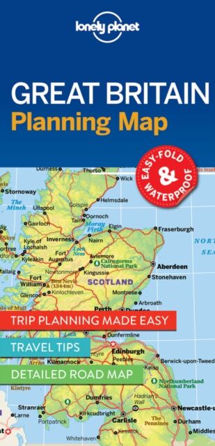 Lonely Planet Great Britain Planning Map