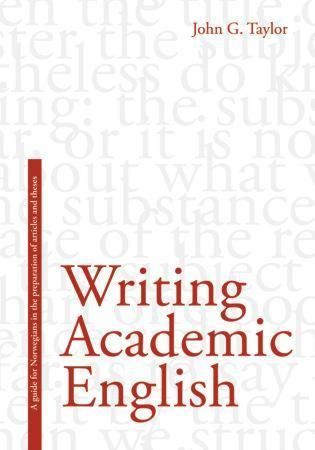 Writing academic English