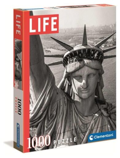 Puslespill 1000 Life Statue Liberty Clementoni