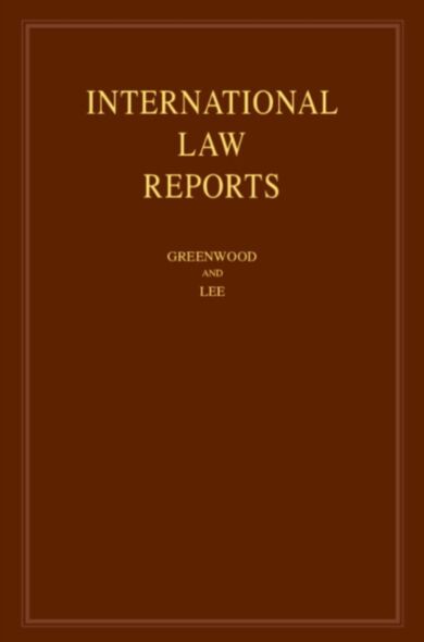 International Law Reports: Volume 201