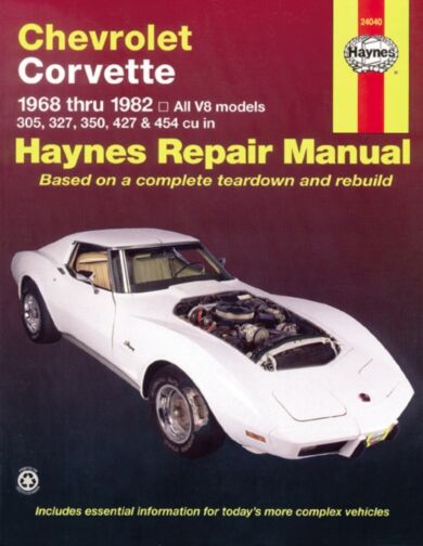 Chevrolet Corvette (1968-1982) Haynes Repair Manual (USA)