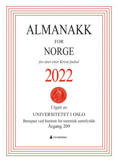 Almanakk for Norge 2022