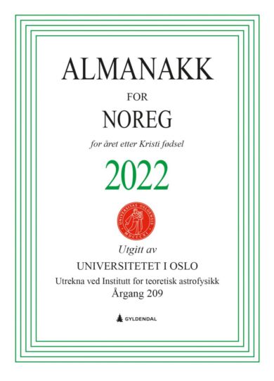 Almanakk for Noreg 2022