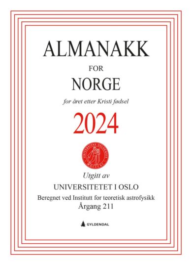 Almanakk for Norge 2024