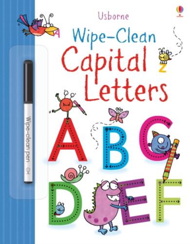 Wipe-clean Capital Letters