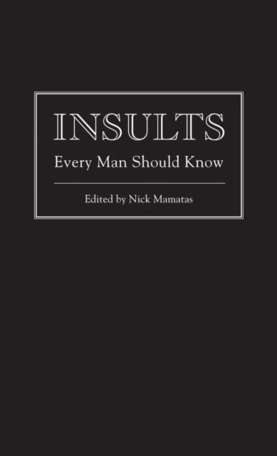 Insults Every Man Should Know