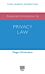 Advanced Introduction to Privacy Law