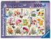 Puslespill 1000 Hage Blomster Ravensburger