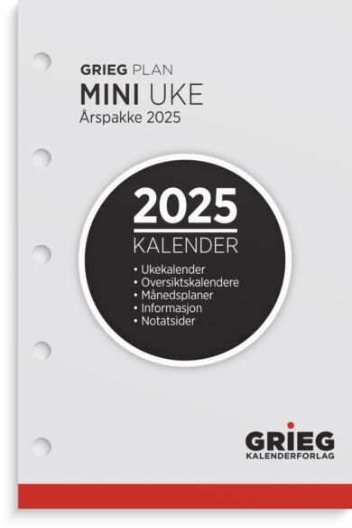 Årspakke Grieg Mini uke 2025