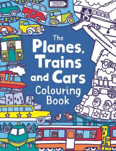 The Planes, Trains And Cars Colouring Book