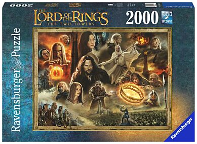 Puslespill 2000 LOTR The Two Towers Ravensburger