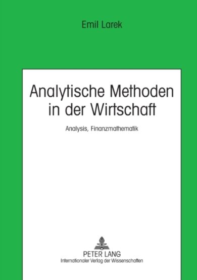 Analytische Methoden in der Wirtschaft