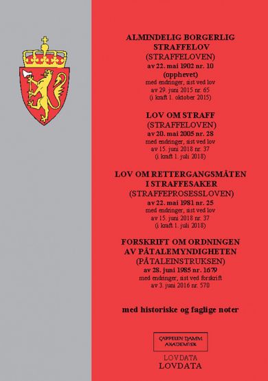 Almindelig borgerlig straffelov (straffeloven) av 22. mai 1902 nr. 10 (opphevet) ; Lov om straff (st