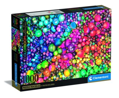 Puslespill 1000 HQC Colorboom Marbles Clementoni