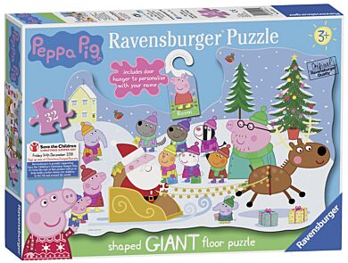 Puslespill 32 PeppaGris Jul gulvpusle Ravensburger