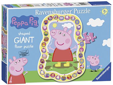 Puslespill 24 Gulv Peppa Pig Ravensburger