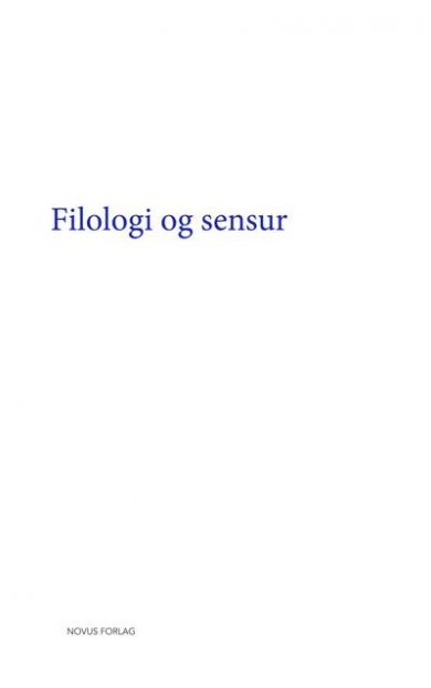 Filologi og sensur