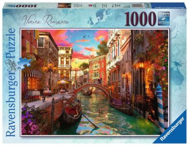 Puslespill 1000 Romantiske Venezia Ravensburger