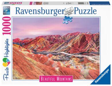 Puslespill 1000 Regnbuefjellene Ravensburger