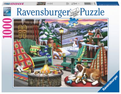 Puslespill 1000 Slappe av hele dagen Ravensburger