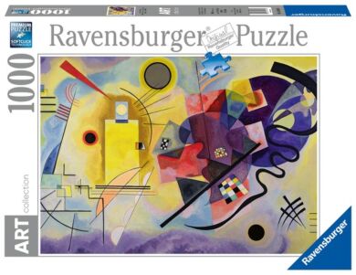 Puslespill 1000 Kandinsky - Gul, Rød, Blå Ravensbu