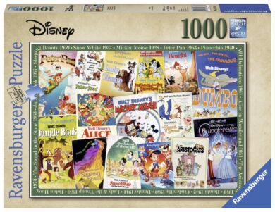 Puslespill 1000 WD Filmplakat Ravensburger