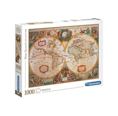 Puslespill 1000 Old-Map Clementoni