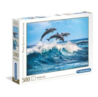 Puslespill 500 Dolphins Clementoni