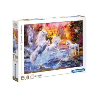 Puslespill 1500 Wild Unicorns Clementoni