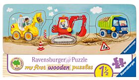 Puslespill 3-5 Anleggsmaskiner Ravensburger